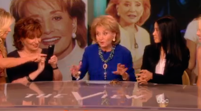 Illustration for article titled The View Said Goodbye to Barbara Walters With a Lot of Photos